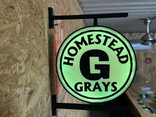 Homestead Grays sign