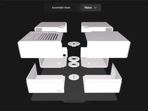 Customizable Case for Laptop Motherboard