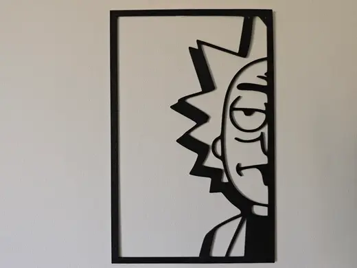 Rick y morty Wall art decor