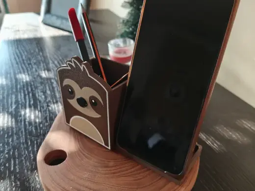 Desk Organizer – Cute Sloth