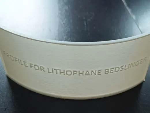 Lithophane Print Profile for Bedslingers