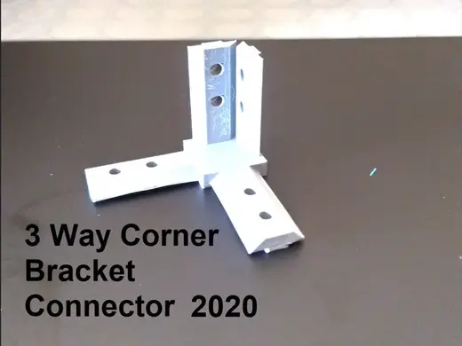 3 Way Corner Bracket 2020 - Connettore 3 Vie 2020