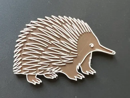 Echidna Tactile Story Prop and Play Tray
