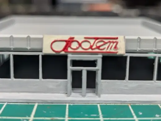 Szyld Społem Skala N (1:160)
