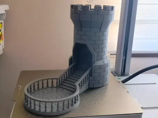 Torre de lanzamiento de dados para juegos de rol