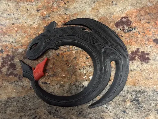 How To Train Your Dragon Movie Logo Toothless