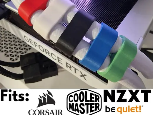 AIO Tube Clamp - Corsair, Cooler Master, NZXT