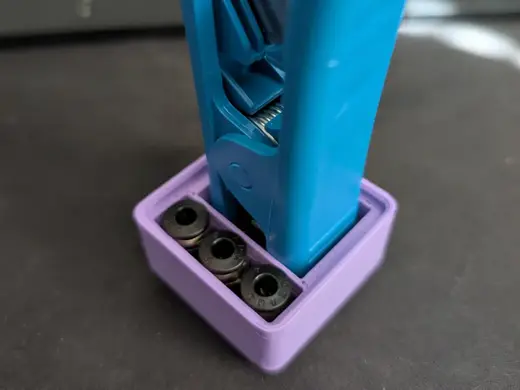 Gridfinity 1x1 Bowden PTFE Tube Cutter and Storage