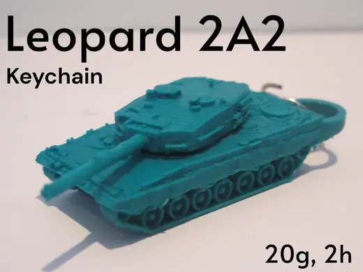 Leopard 2A2 Keychain