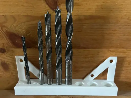 Wood Drill Bit Wall Mount
