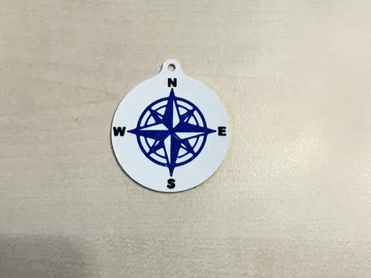 Kompassrose als Anhänger - skalierbar
