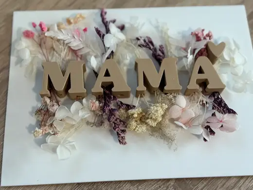 Mama Blumenbild 13x18cm