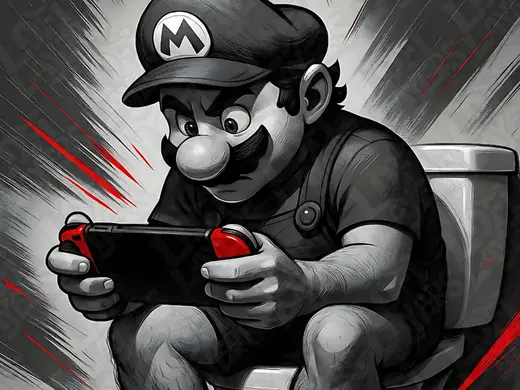 Super Mario Pooper Hueforge