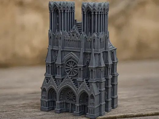 Miniatur-Kathedrale der Fantasie High Detailed