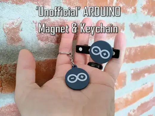 'Unofficial' ARDUINO Magnet & Keychain