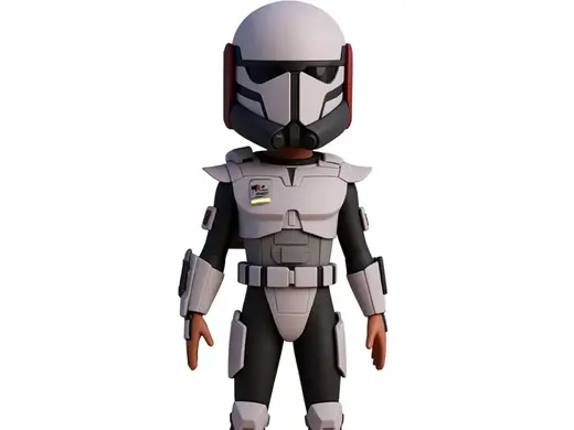 Starwars Beskar Stormtrooper Figure