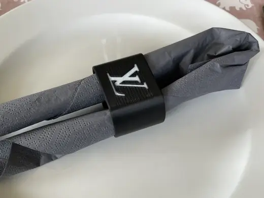 LV Napkin Rings Double sided