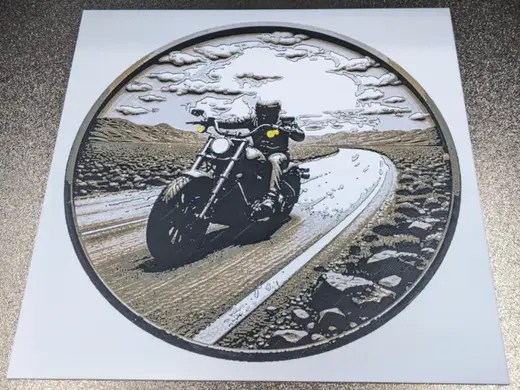 Open Road HueForge with frame