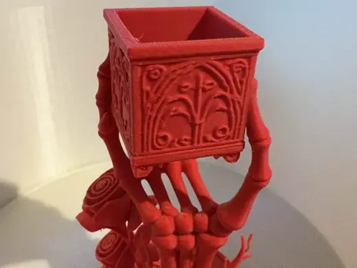 Gothic skelletal jewelry box