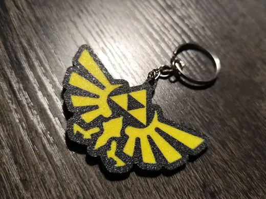Llavero de Zelda trifuerza