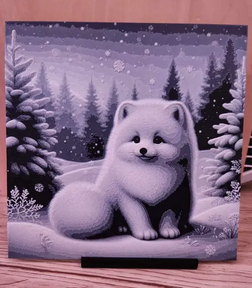 Hueforge - Arctic Fox - 2 color