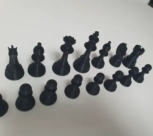 Chess Pieces Staunton profile-FIDE rec. height
