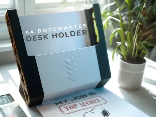 A4 Documantes Desk Holder