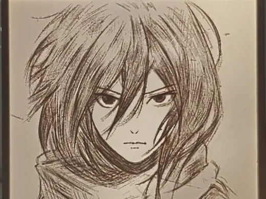 撤退的矮人 女主 三笠·阿克曼 透光浮雕