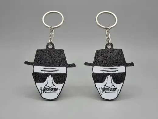 Chaveiro Heisenberg/ Walter White (Fan art)