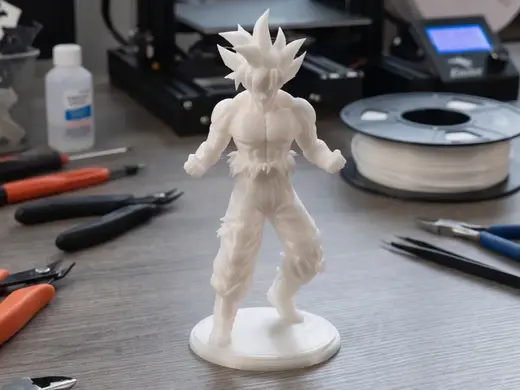 Goku Ultra Instinct Dragon ball Statue 3D Print 47