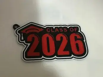 Class of 2026 key chain