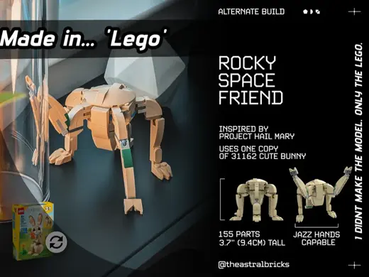 Rocky Project Hail Mary - Building Bricks