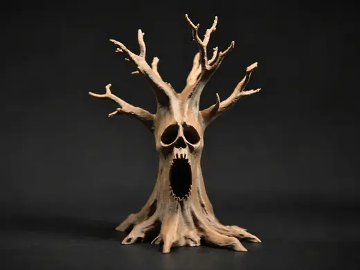 Haunted Dead Tree Spirit - DND Miniature Terrain