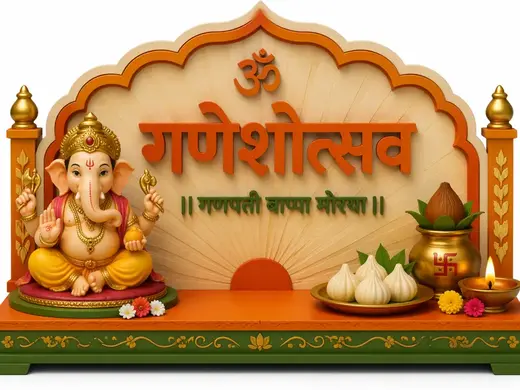 Ganpati Nameplate – गणपती बाप्पा मोरया