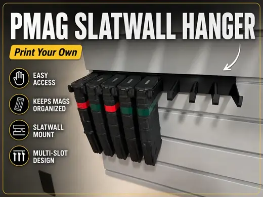 AR PMAG Magazine Slatwall Hanger