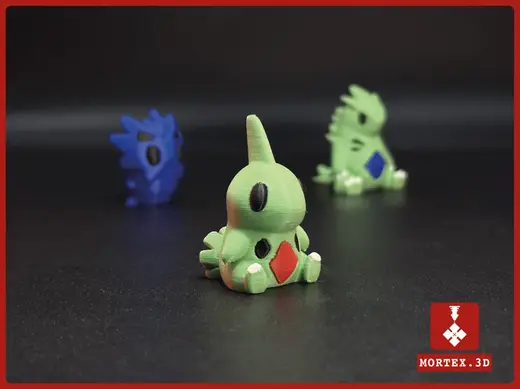 #246 Larvitar Pokemon Mini Figure