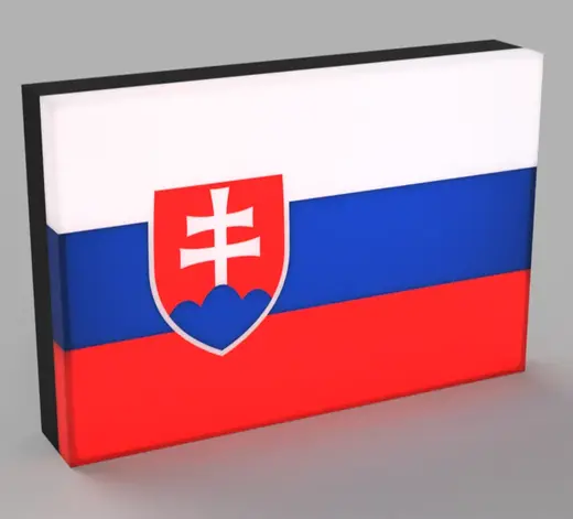 World Flags - Slovakia LED Lamp