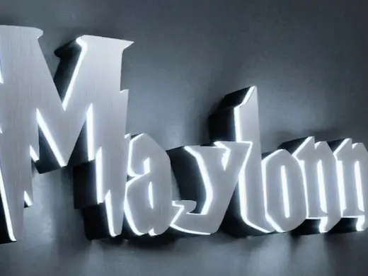 Lampe prenom Maylonn Police Harry Potter