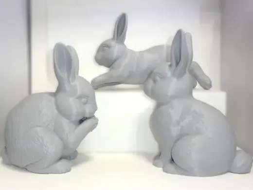 Set of 3 Large Realistic Garden Bunny Decorations!