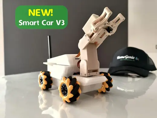 FPV RC Car with Optional Robotic Arm (V3) NEW!