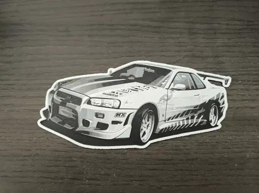 Nissan skyline r34 fast and furious hueforge