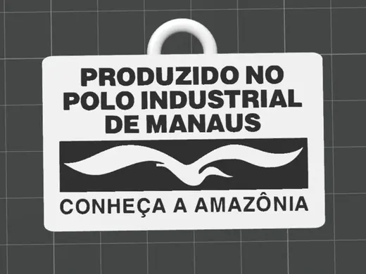 Chaveiro Polo Industrial de Manaus Keychain