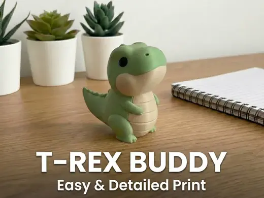 Cute Chibi T-Rex Buddy AMS Ready