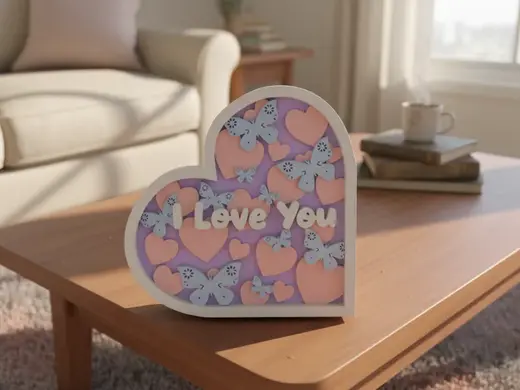 Valentine Heart / I love you heart