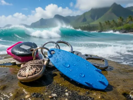 Surfboard Keyring