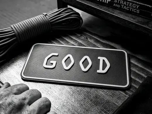 JOCKO "GOOD" - 3D Printed Motivational Sign