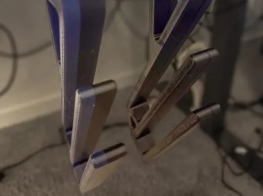 Laptop Hanging Self - Vari Desk - side mounted