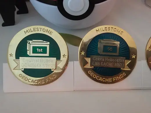 Geocache Medal Holder
