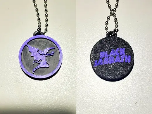 Black Sabbath Henry Logo Double Sided Keychain