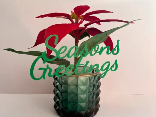 Season's Greetings topper
